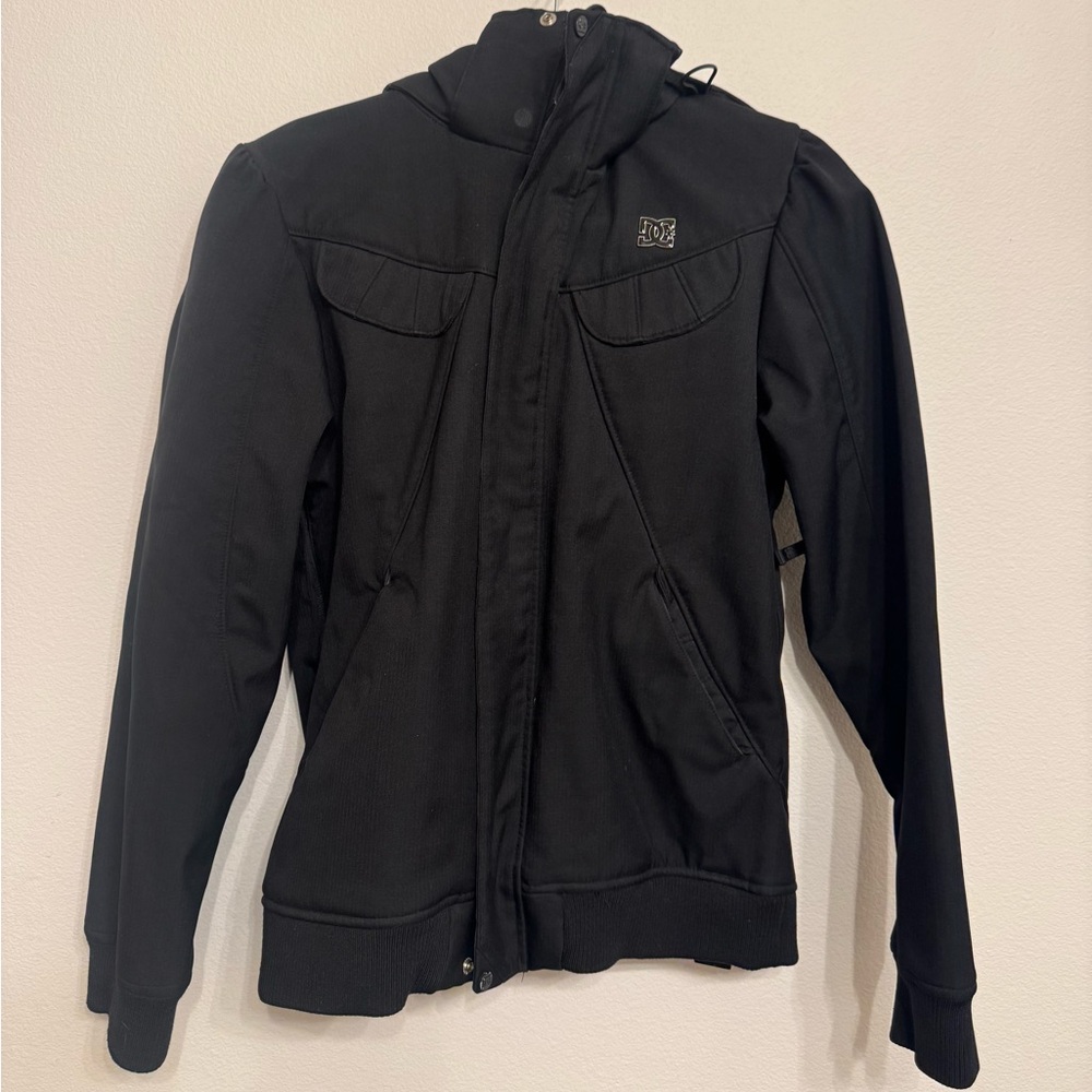 DC Men's Black Hooded Jacket
